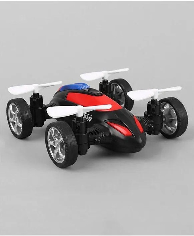FORSIKHA Friction Powered Realistic Moving Fans 4 Rotors with Blades Drone Car Toy(Multicolor, Pack of: 1)