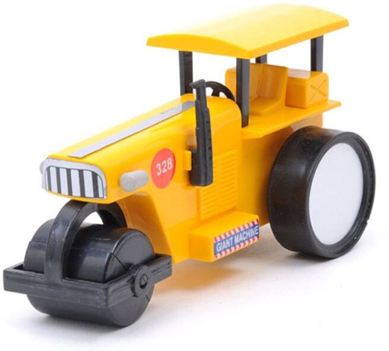 zokato Road Roller Miniature Pull Back Action Toy for Kids Toys(Yellow)