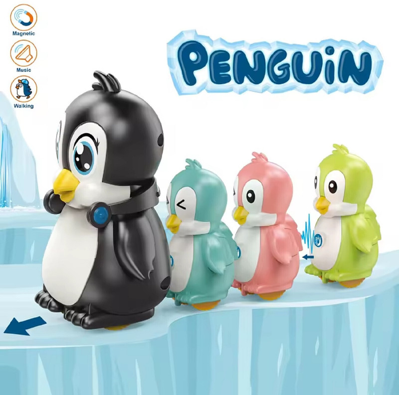 SPENOP Penguin train 3D Electronic(Multicolor, Pack of: 1)