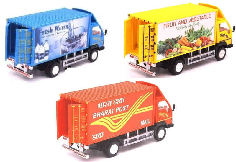 centy toys Panther Truck�(Container Series) Fruit And Vegetable Truck(Yellow, Pack of: 1)