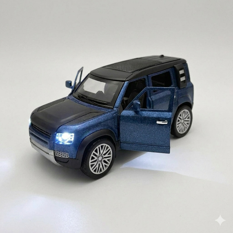 Shiven Mart Defender Blue Metal Pull Back Toy Car Die Cast Off Road SUV(Blue, Pack of: 1)