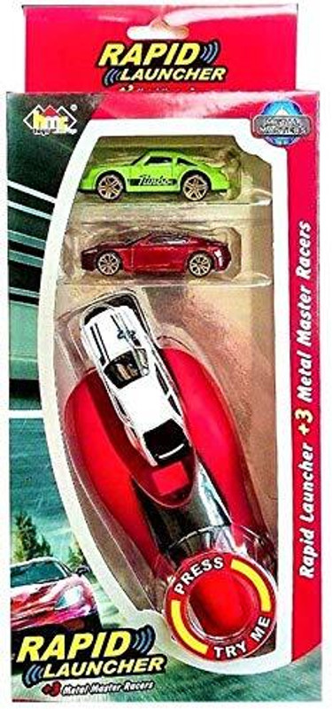 Barodian's Rapid Launcher Die-Cast Metal Racing Cars Set 3(Multicolor, Pack of: 1)