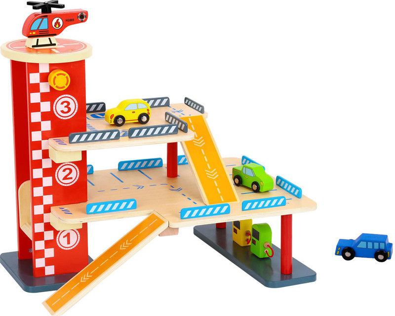 Playbox Drive in-Multilevel Activity Center with Helicopter Pad(Multicolor)