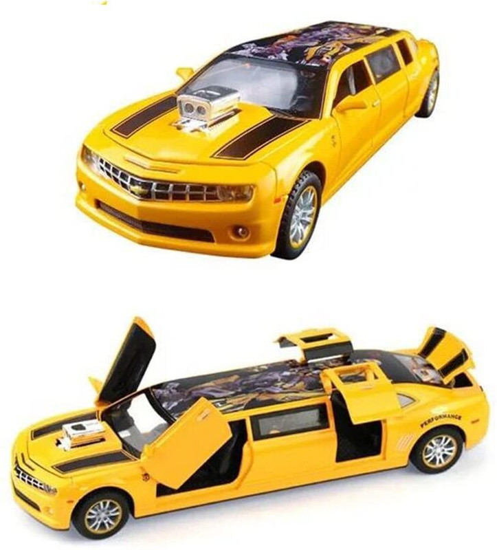 FUNABLO 1:24 Alloy Pull Back Cars Lengthened Comalo Die Cast Metal Car Model(Multicolor)