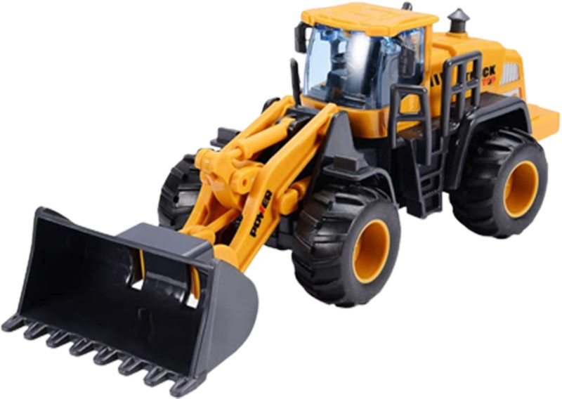 ATRI Plastic Construction Building Loader Friction Vehicle Truck Toy 3-14 Years(Yellow)