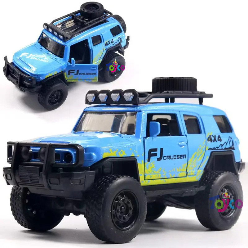 Toyco 1:36 Scale Alloy Die-Cast Metal SUV Car Toy for Kids ( Open Door & Pull Back )BM(Multicolor, Pack of: 1)