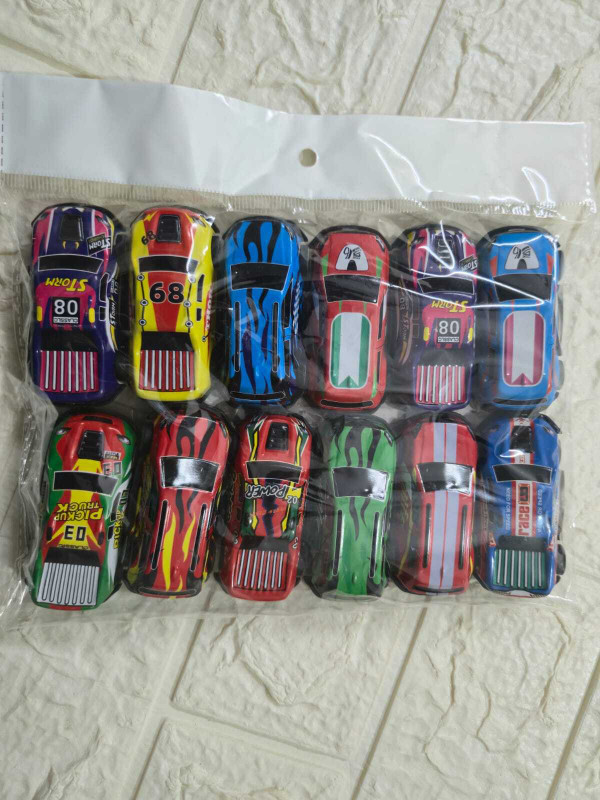 RAD CARTEL Die Cast Alloy Metal Pull Back Mini Race Cars Set Toys for Kids(Multicolor, Pack of: 6)