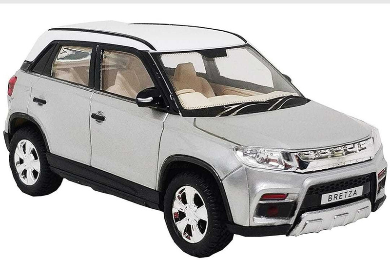 viaan world Centy Bretza SUV Car Toy for kids(Silver, Pack of: 1)