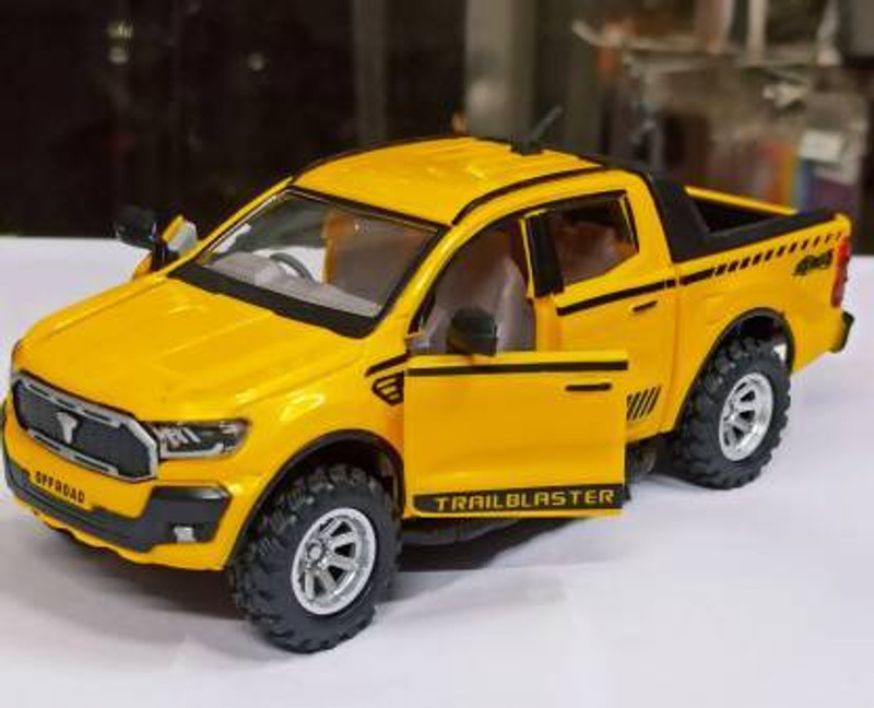 premium toyz Pullback Trailblaster Door Openable Toy for Kids(Yellow, Pack of: 1)