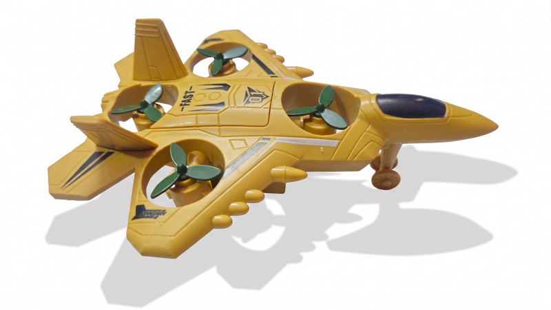 DDTOYS Durable Fighter Jet Aircraft Toy for Kids(Green, Blue, Grey, Yellow, Pack of: 1)
