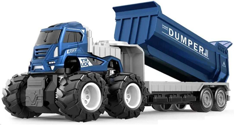 The Toy Nest Dumper Truck Toys 1:43 Diecast Alloy Construction Toys for Kids (Pack of :1)(Yellow, Pack of: 1)