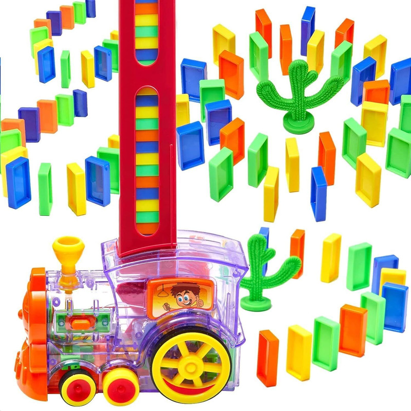 TWKS Dominoes Funny Train 40 pcs Pack(Multicolor)