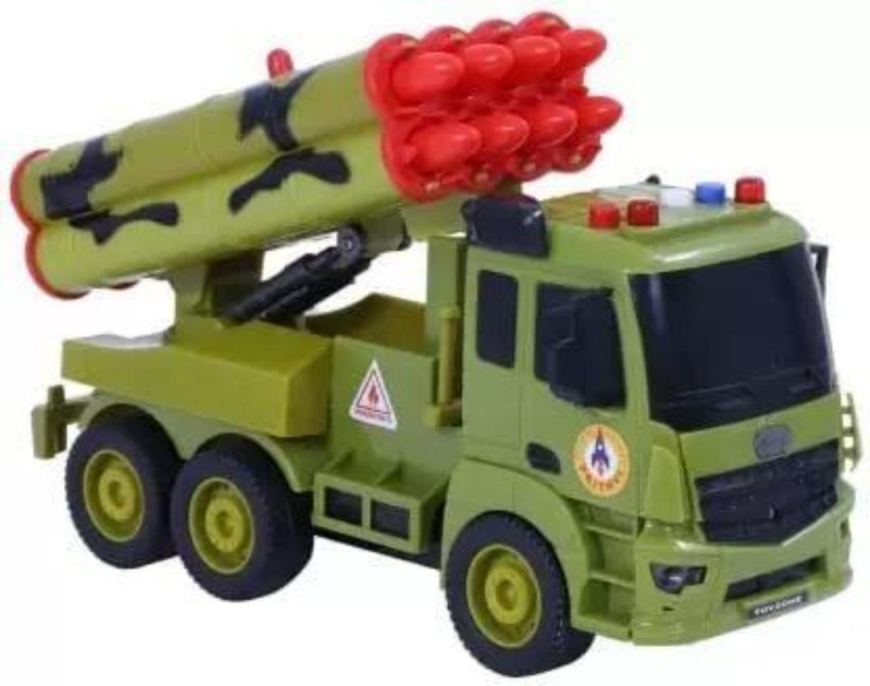 zokato Missile Launcher Prithvi Toy Bus - Green(Green, Pack of: 1)