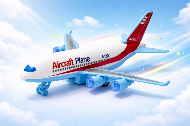 Super Toy Airplane Toy for Kids Push & Go Friction Plane Toy for Boys Girls(Multicolor, Pack of: 1)
