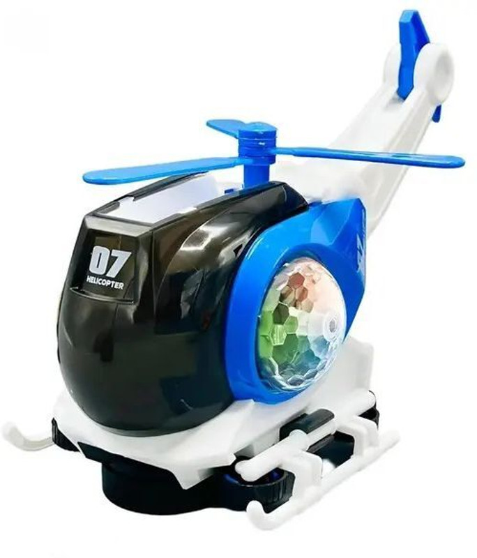 TOYOMAA Foldable Helicopter Aircraft Toy For Kids with Lights, Music & 360° Rotation(Multicolor, Pack of: 1)
