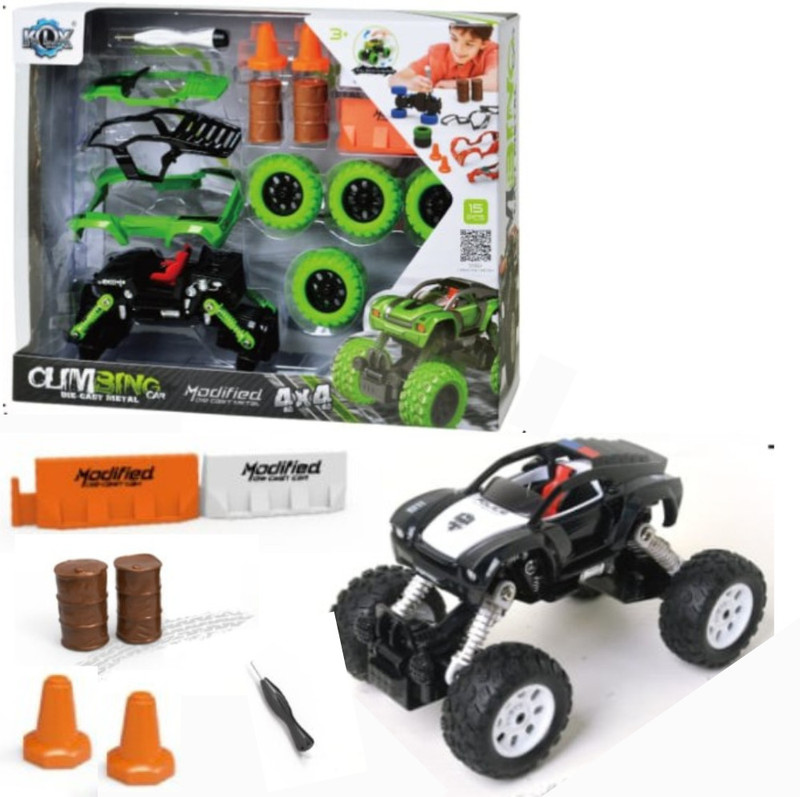 SIGNAL MART Kid Climbing Car Die Cast Unbreakable Toys Puzzle Disassembly, Assembly(Black, Pack of: 1)