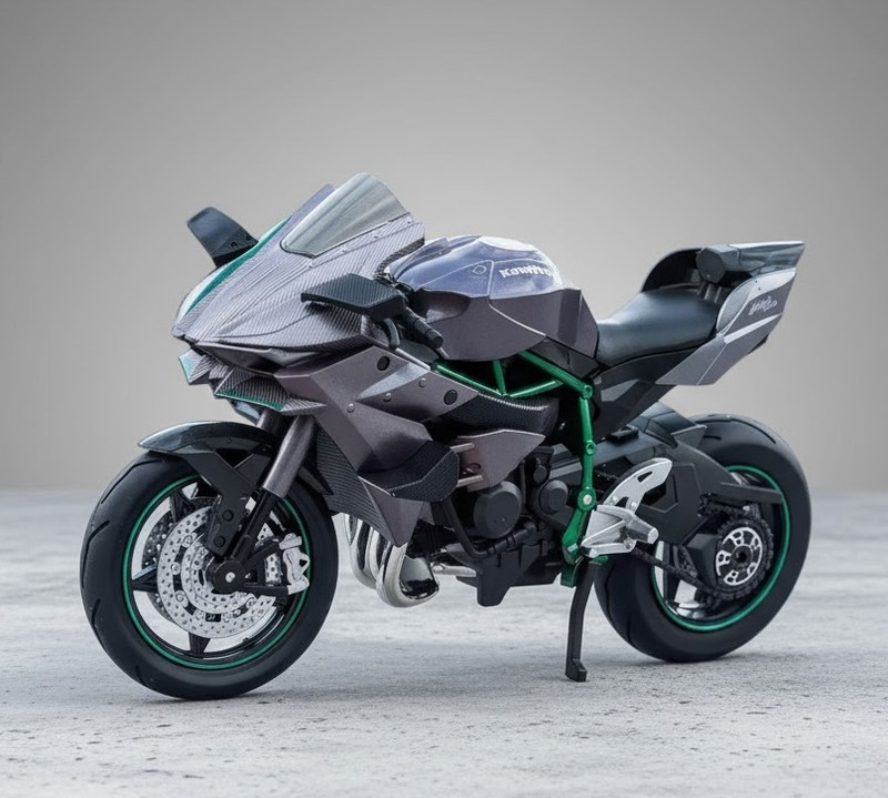 GKNEX 1:10 Scale Metal Motorcycle Model Toy | Detailed Sports Bike Miniature(Multicolor, Pack of: 1)