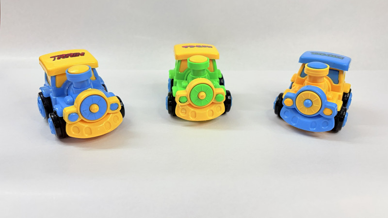 Kidzfun Train Toy Vehicles For Kids (PACK OF 3) Friction Pull Along Train Toy(Multicolor, Pack of: 3)