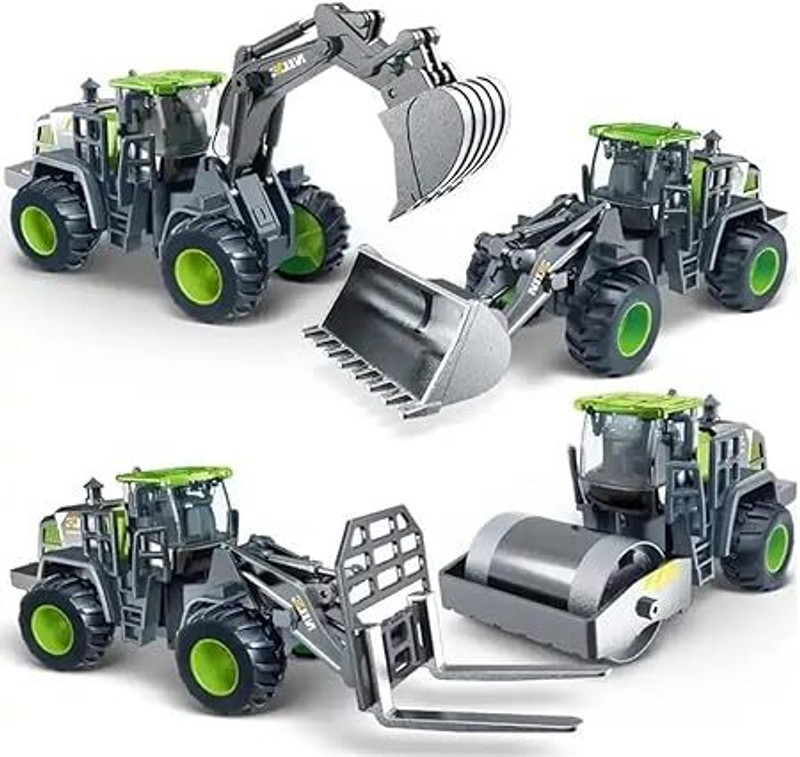Myrra Diecast Car Toy Engineering Vehicle Mini Excavator Toy Metal Diecast Car(Multicolor)