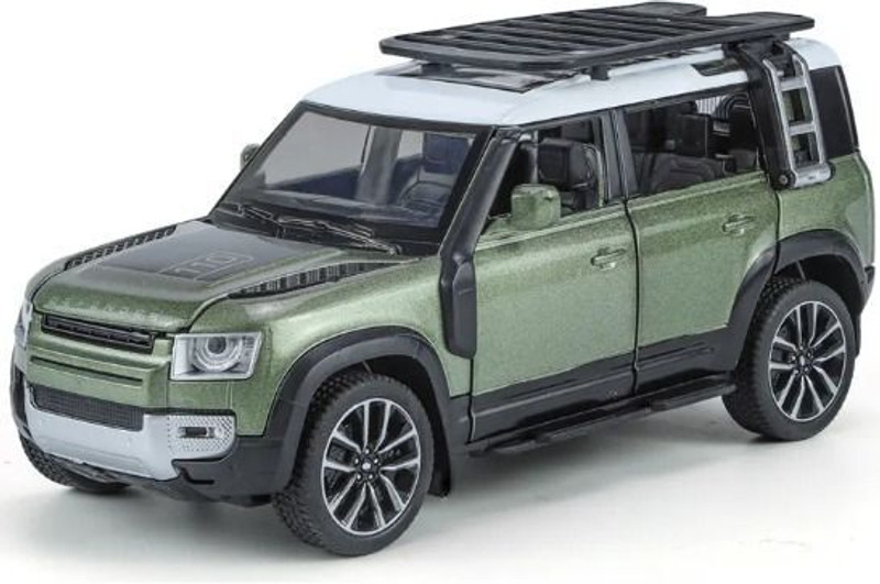 KAMMATESWARA Land Rover Defender 1:32 Scale Model Car Pullback Toy car with Openable Doors(Multicolor, Pack of: 1)