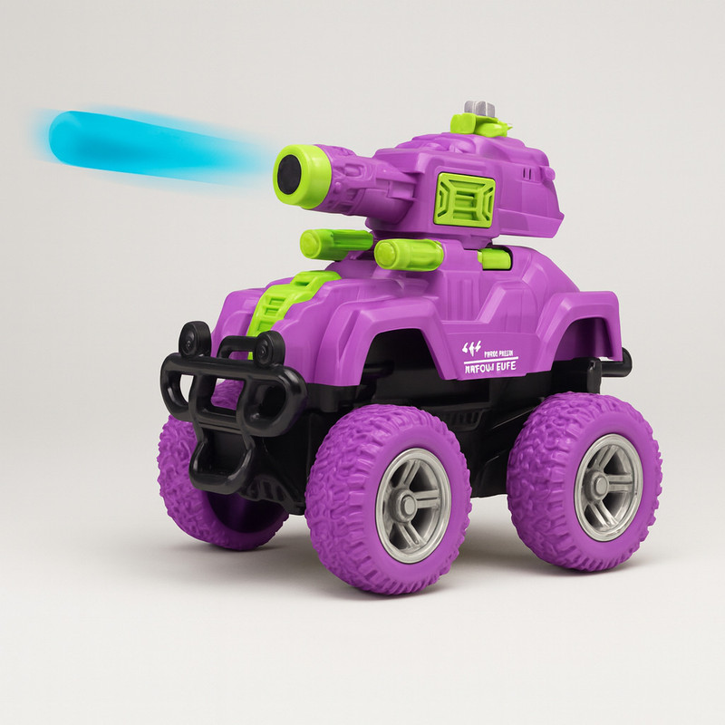 Meetul Enterprise Tank Launcher Monster Truck Toy Car for Kids - Bullet Shooting(Multicolor, Pack of: 1)