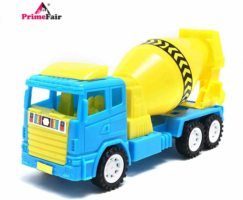 PRIMEFAIR Construction set ABS Material Trucks Dumper Cement Mixer boys and girls play set(Multicolor, Pack of: 1)