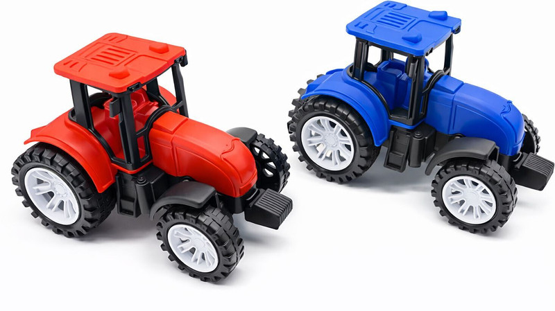 Bulu Mini Farm Adventure Push & Go Tractor Toy Set for Kids(multipalcolour)