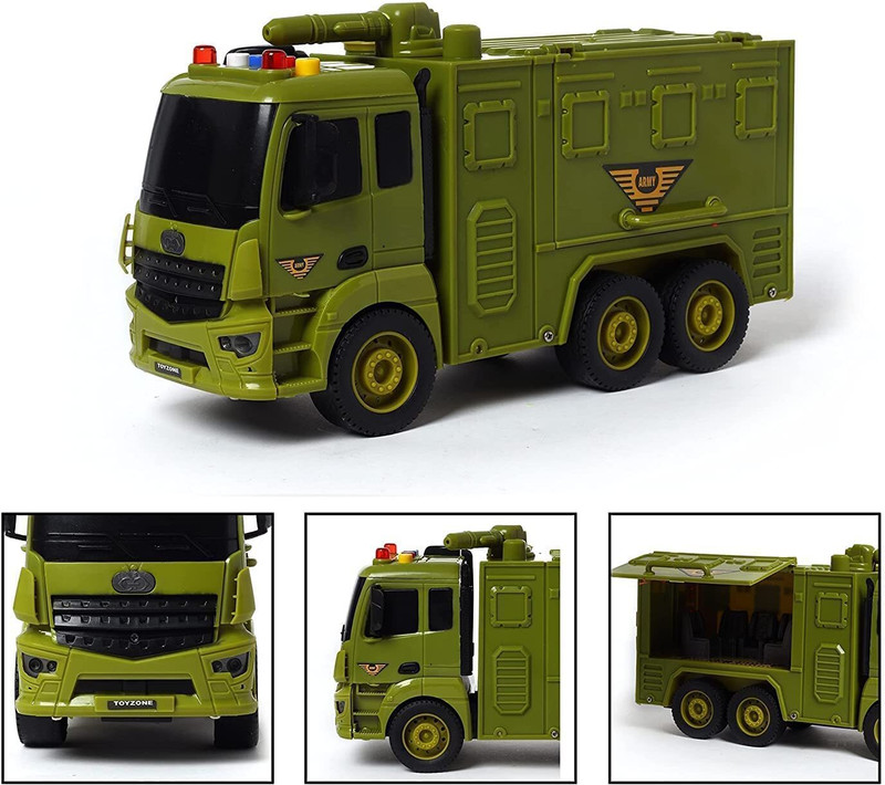 ZWINKO Vehicles Truck | Army Squad Truck Toy for Kids (Multicolor, Pack of: 1)(Multicolor)