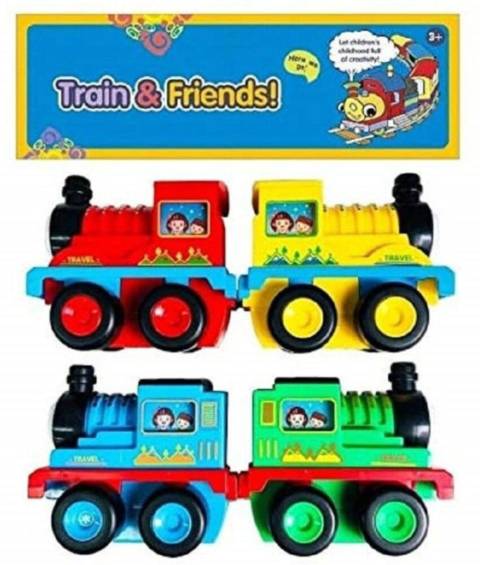 DEZICON Trains & FrTrains & Friends-DZE425(Multicolor)