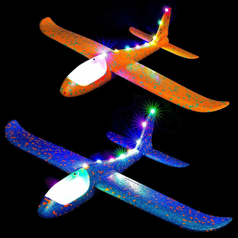 GoBaby Foam Plane Kids Toys Hand Throw Flying Glider Planes Foam Aeroplane(Multicolor, Pack of: 2)
