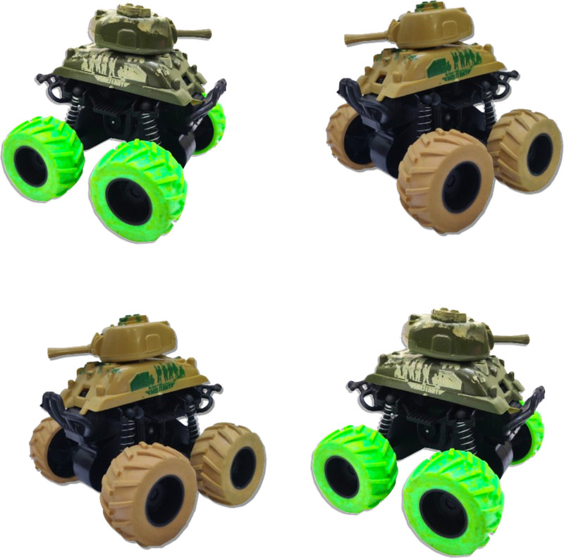 DEVPRIYA LLP Monter Tank The Tank Destroy The Enemy (pack of 4)(Multicolor, Pack of: 4)