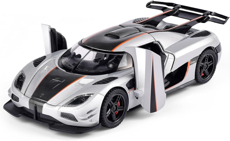 ZHASK All New 1/32 Scale Koenigsagg One Diecast Car [color as per stock](Multicolor, Pack of: 1)