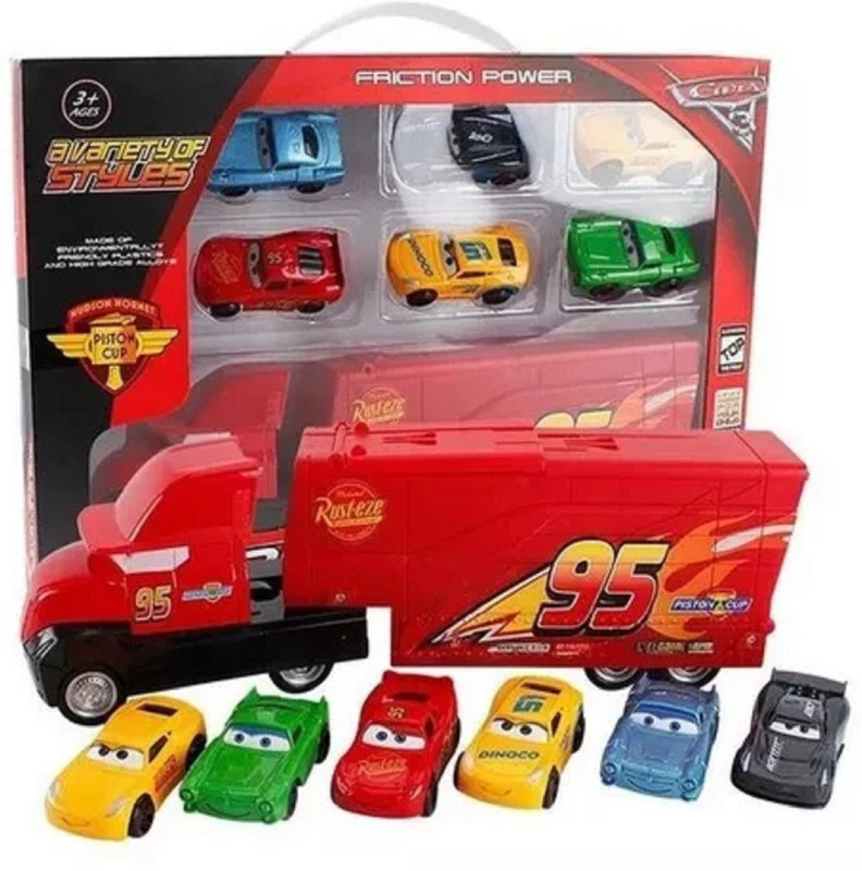 DUVEXA McQueen 0783-505 7 Pixar Cars 3 Lightning Jackson Red DX(Multicolor)