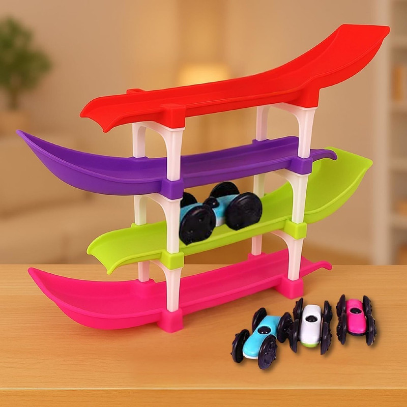 LOOP TOYS Track Toy with 4 Layer Racing Tracks For Kids.(Multicolor, Pack of: 1)