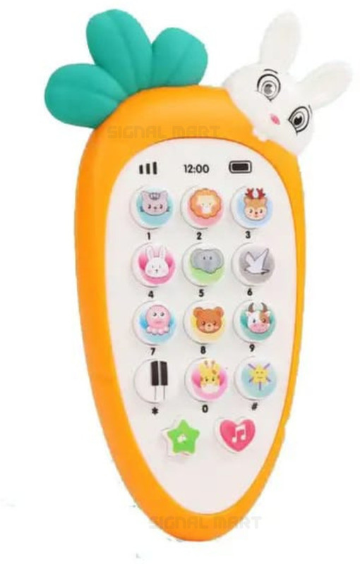 SIGNAL MART Cell Phone Toy for Kids, Toddlers with Music, Ringtones, Lights(Multicolor)