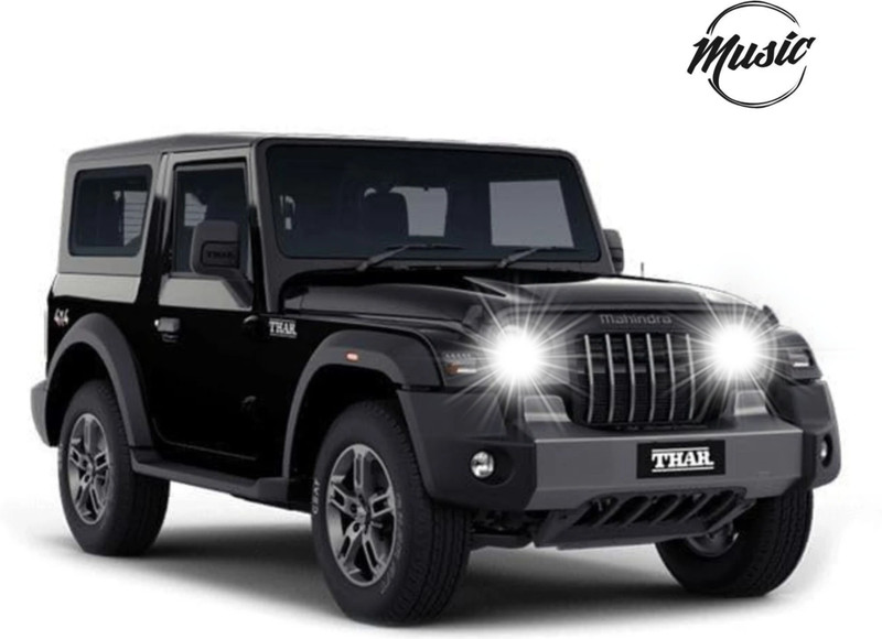 Summer Trails Metal thar car with light and sound(Black, Pack of: 1)