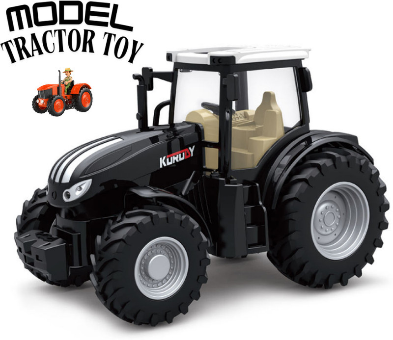 Zuuluzrs Alloy Model Tractor Toy Best Gift Toys For Kids(Black, Pack of: 1)