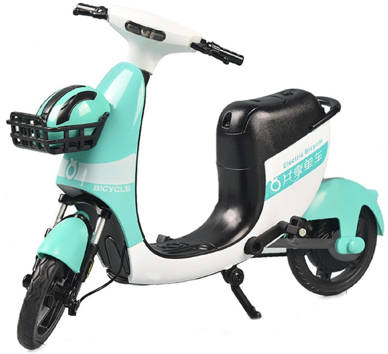 Skstore 1:8 Scale Diecast Metal Electric Model Toys Urban Bicycle Sharing Replica(Multicolor, Pack of: 1)