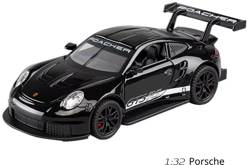 Arizuul Porsche 911 GT3 RS 1:32 Diecast Replica Porsche 911 GT3 RS 1:32 Diecast Replica(Purple, Blue, Black, Pack of: 1)
