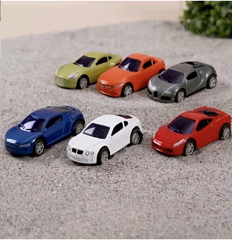 Zenex store Mini Sports Cars Unbreakable Metal Toys for Fast, Exciting Play Ideal for kids(Multicolor, Pack of: 6)