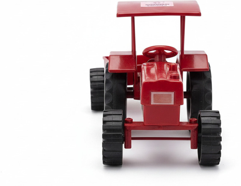 CraftedRoots Kids Agricultural Tractor Vehicle with Trailer(Red)