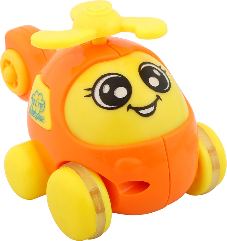 1st Step Plane/Helicopter Friction/Push & Go/Friction Powered Toy(Orange, Pack of: 1)