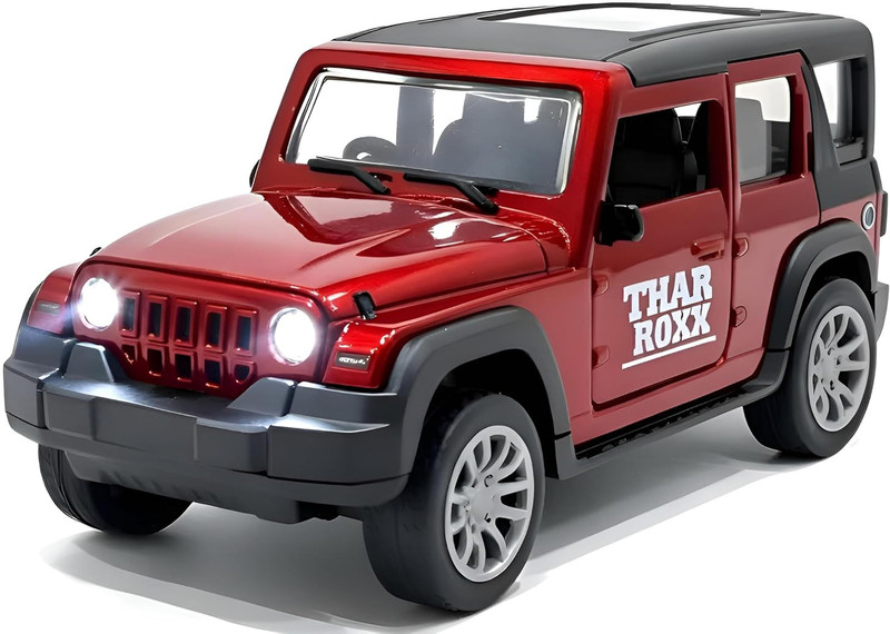 Tarak Thar Suv Metal Toy Car, 1:24 Scale Alloy Die-Cast Model Car(Black, Pack of: 1)