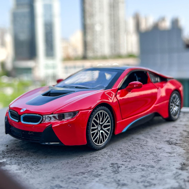 Zuuluzrs Scale Model 1/32 Bmw I8 Car Toy Super Car With Sound-Light(Black, Blue, Red, Pack of: 1)