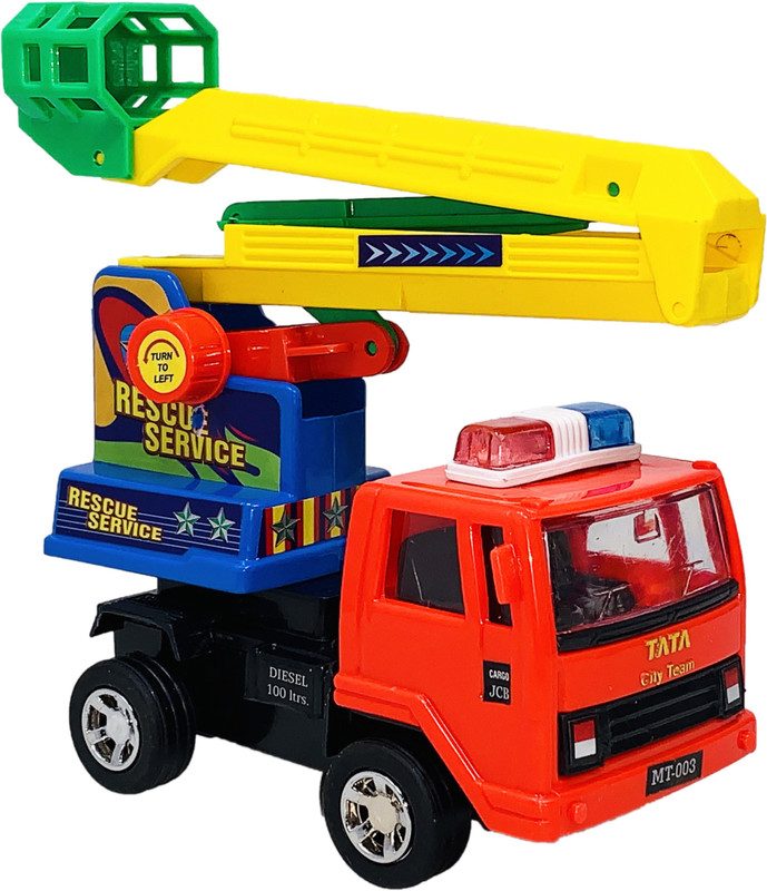 TECHZAGE Shinsei - Rescue Service Truck - Single -red - S-051(Red, Pack of: 1)