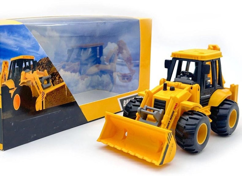 FORSIKHA Non-battery Operated JCB Baby Toy For Fan, Enjoy Sports Toys Modified Off-Road(Yellow, Pack of: 1)
