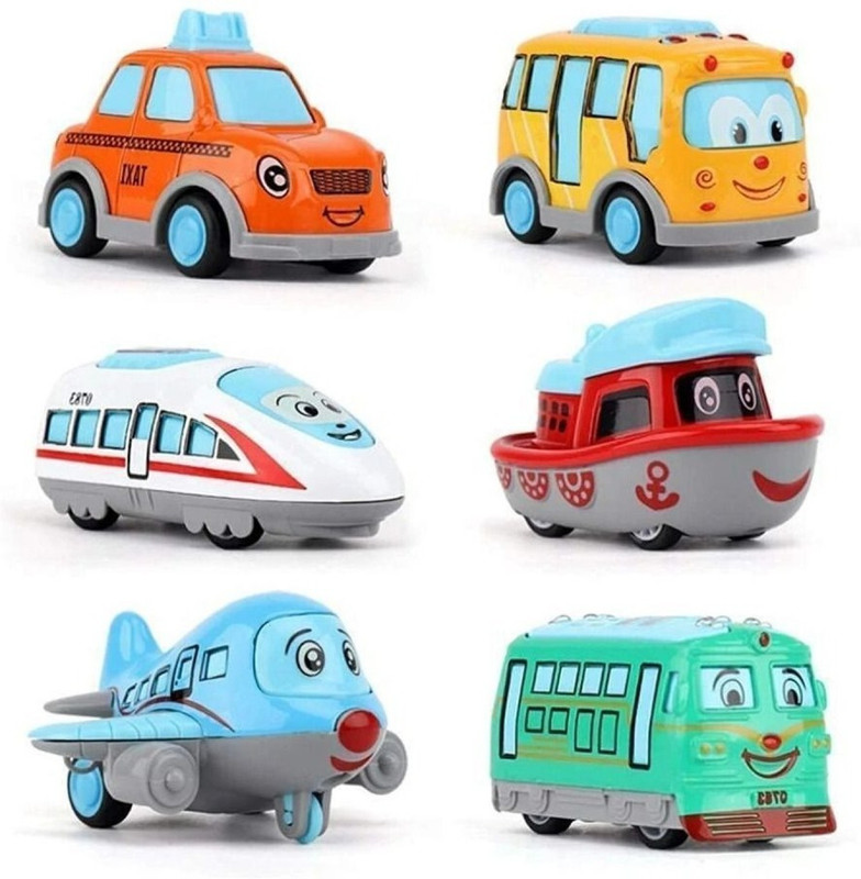 DEZICON Metal Cars Toys s 1:64(Pack of 6)-DZE215(Multicolor, Pack of: 6)