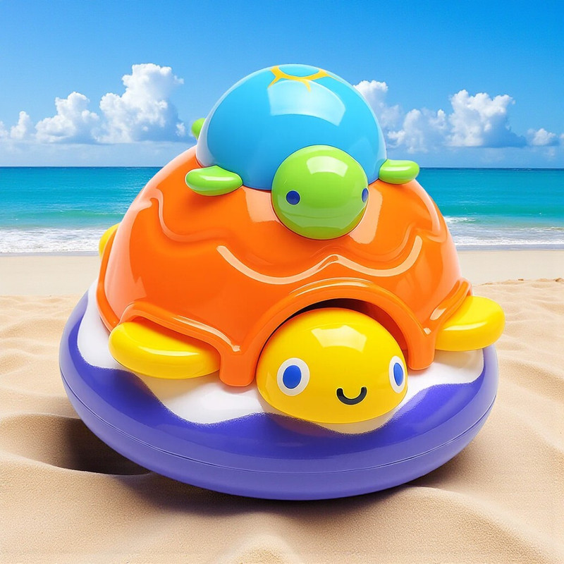 SARASI Turtle Friction Power Toy For Kids, Baby Play Time, Interactive Toys(Multicolor, Pack of: 1)