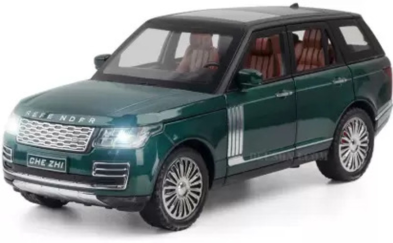 Just craft 1:24 Diecast Metal Model Car Land Rover Toy Cars For Kids Sound and Light(Green, Pack of: 1)