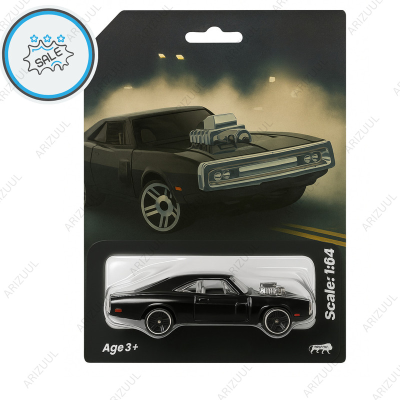 Arizuul 1:64 Dodge Challenger Diecast Model hot wheels cars under 100(Black, Red, Blue, Pack of: 1)